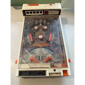 Vtg TOMY 1979 Atomic Arcade Electronic Pinball Machine Original Box Need Service